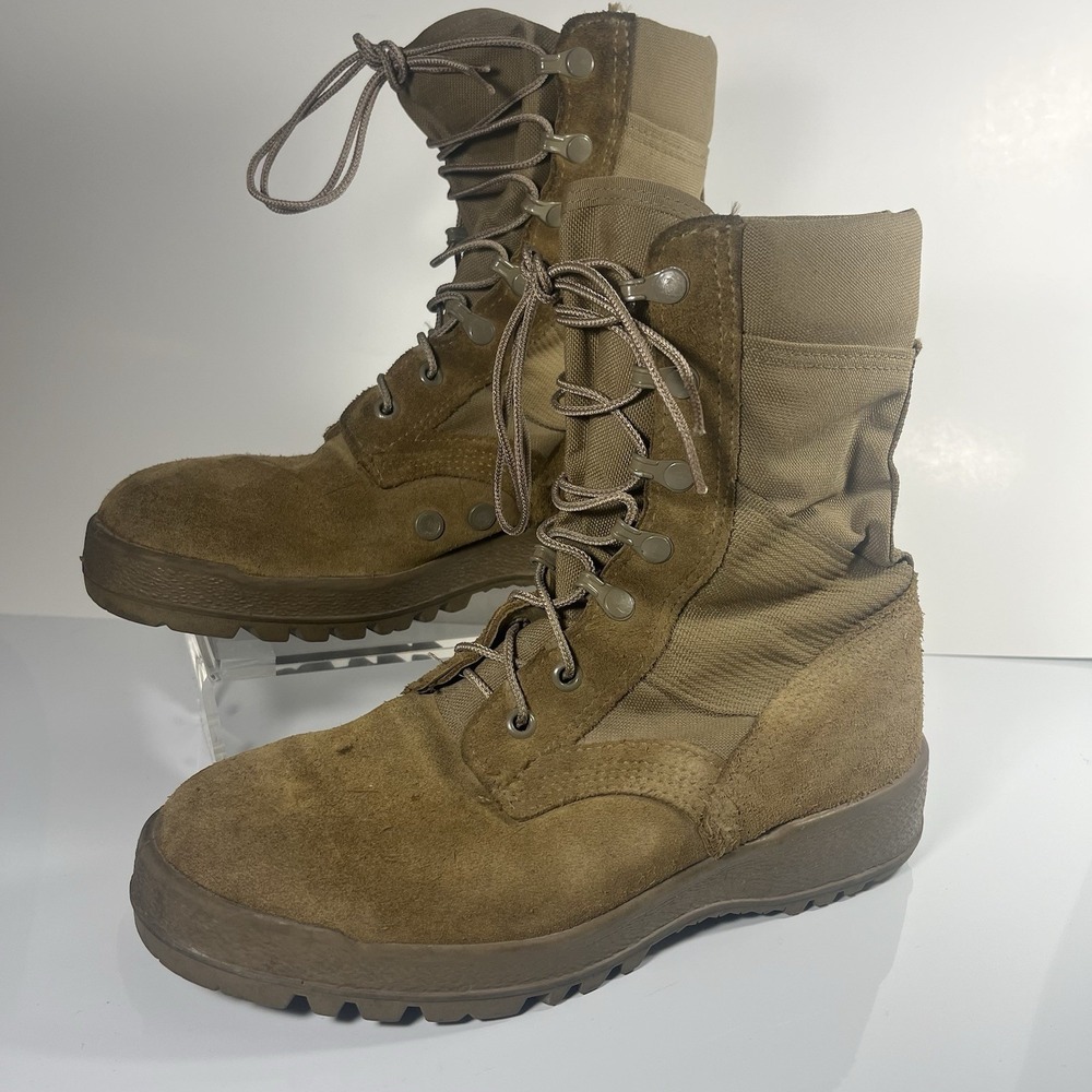 McRae Mens Military boots Sz 5.5 W‎ Desert Hot Weather combat desert tan 245 90
